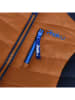 Peek U All-season doorgestikte jas "Caspian" donkerblauw/lichtbruin