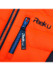 Peek U Ganzjahres-Steppjacke "Caspian"  in Orange/ Dunkelblau