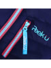 Peek U All-season doorgestikte jas "Cordelia" donkerblauw/roze
