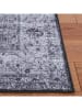 Safavieh Kurzflor-Teppich in Grau/ Schwarz