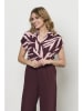 &Co Woman Blouse "Valetta" bordeaux/lichtroze