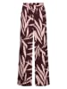 &Co Woman Marlenehose in Bordeaux/ Rosa