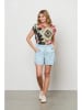 &Co Woman Jeans-Shorts "Jailey" in Hellblau