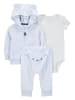 carter's 3tlg. Outfit in Hellblau