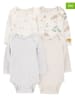 carter's 4er-Set: Bodys in Grau/ Creme/ Beige