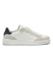 Marc O´Polo Leren sneakers wit/donkerblauw