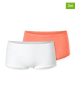 Schiesser 2er-Set: Pantys in Orange/ Weiß