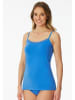 Schiesser 2-delige set: hemdjes wit/blauw