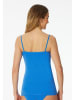 Schiesser 2-delige set: hemdjes wit/blauw