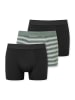 Schiesser 3er-Set: Boxershorts in Khaki/ Schwarz
