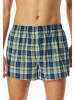Schiesser 2er-Set: Boxershorts in Hellblau/ Dunkelblau