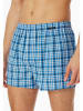 Schiesser 2er-Set: Boxershorts in Dunkelblau/ Hellblau