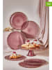 Violeta Home 7tlg.Set: Dessertteller in Rosa/ Gold