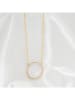 LA CHIQUITA Gold-Halskette "Kate Crystal" mit Kristallen - (L)45 cm