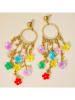 LA CHIQUITA Vergold. Ohrstecker "Summer of Love Steel"