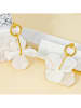 LA CHIQUITA Vergold. Ohrstecker "Petals of Love"