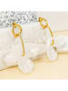 LA CHIQUITA Vergold. Ohrstecker "Petals of Love"