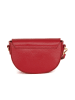 Mia Tomazzi Leder-Umhängetasche "Azario" in Rot - (B)19 x (H)13 x (T)6 cm