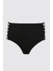 trendyol Bikini-Hose in Schwarz