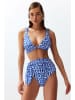 trendyol Bikinislip blauw/wit