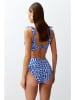 trendyol Bikinislip blauw/wit