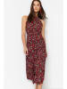 trendyol Kleid in Rot/ Schwarz