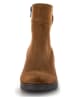 Gabor Leder-Stiefeletten in Hellbraun