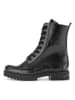 Gabor Leder-Boots in Schwarz