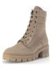 Gabor Leder-Stiefeletten in Beige