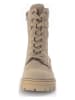 Gabor Leder-Stiefeletten in Beige