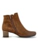 Gabor Leder-Stiefeletten in Hellbraun