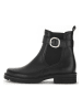 Gabor Leder-Boots in Schwarz