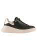 Högl Leder-Keilsneakers in Schwarz