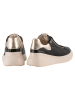 Högl Leder-Keilsneakers in Schwarz