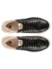 Högl Leder-Keilsneakers in Schwarz