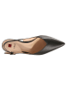 Högl Leder-Slingpumps in Schwarz