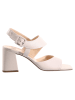 Högl Leder-Sandaletten in Creme