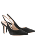 Högl Leder-Slingpumps in Schwarz