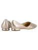Högl Leder-Ballerinas in Gold