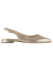 Högl Leder-Ballerinas in Gold