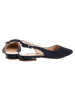 Högl Leder-Slingballerinas in Dunkelblau