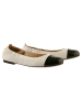 Högl Leder-Ballerinas in Schwarz/ Creme