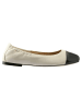 Högl Leder-Ballerinas in Schwarz/ Creme