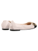 Högl Leder-Ballerinas in Rosa/ Schwarz