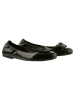 Högl Leder-Ballerinas in Schwarz