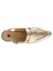 Högl Leder-Slingballerinas in Gold