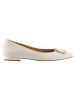 Högl Leder-Ballerinas in Creme