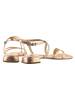 Högl Leren sandalen goudkleurig