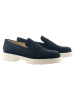 Högl Leren mocassins donkerblauw