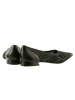 Högl Leder-Ballerinas in Schwarz